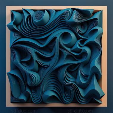 3D model Shades of Blue series (STL)